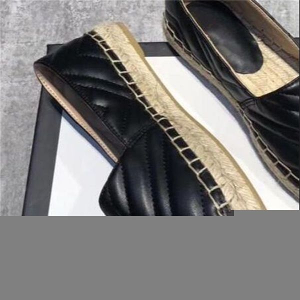 

women's fashion flat shoes new brand leather canvas shoes, famous designer decorated with woven signature decorati 60% off store online, Black