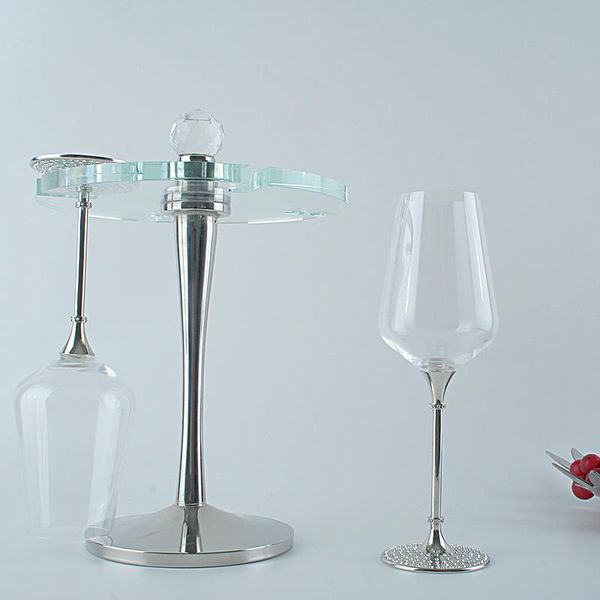 

hip flasks ceremony wedding centerpieces crystal wine glass, party tableware handwork goblet, trendy home products favors stand cup