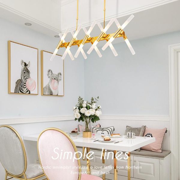 

chandeliers post modern nordic style bed dining living room study aisle hanging light el restaurant lightings luxurious lamps