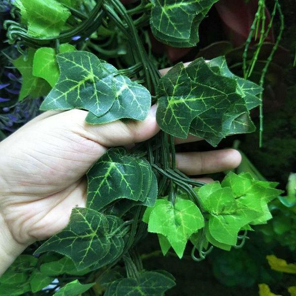 

decorative flowers & wreaths economical 1 pcs 2.4m home decor artificial ivy leaf garland plants vine fake foliage creeper green wreath ds99