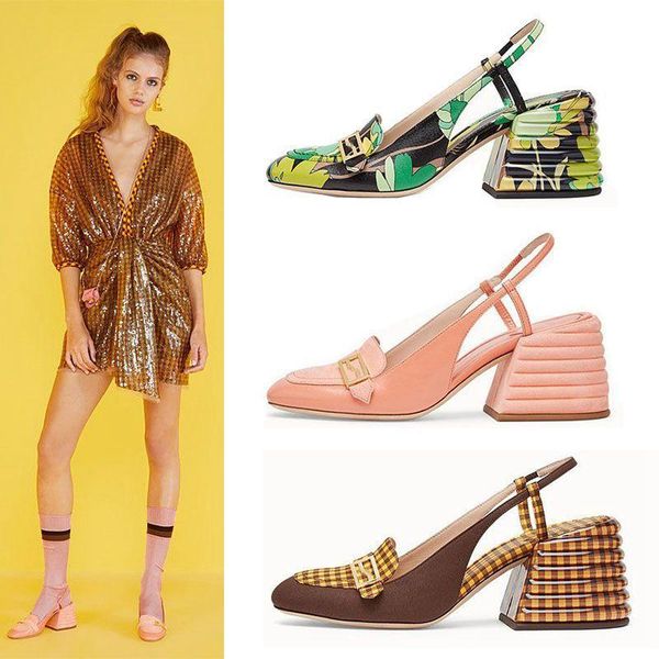 

dress shoes wind belt buckle style thick heel multicolor lady roman sandals outer single hollow high heels, Black