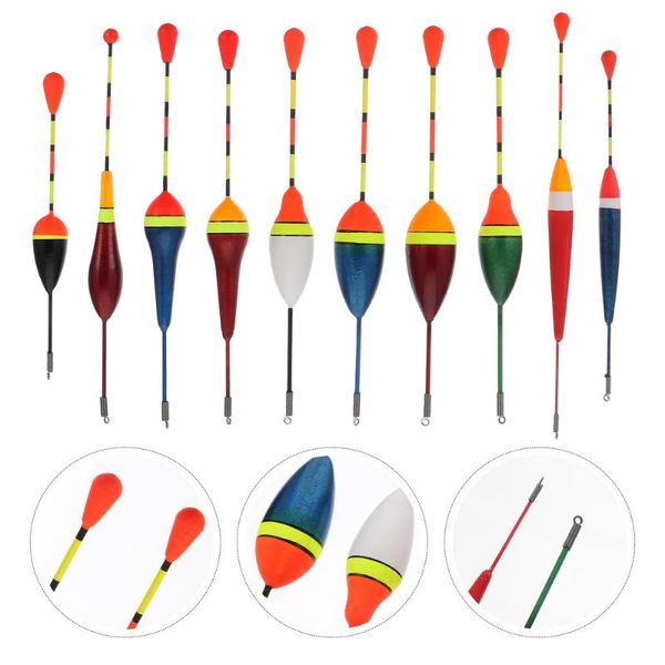 

fishing accessories 10pcs floats set buoy bobber light stick