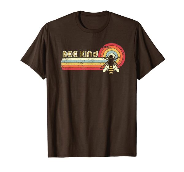 

bee kind shirt. retro style bees t-shirt, White;black