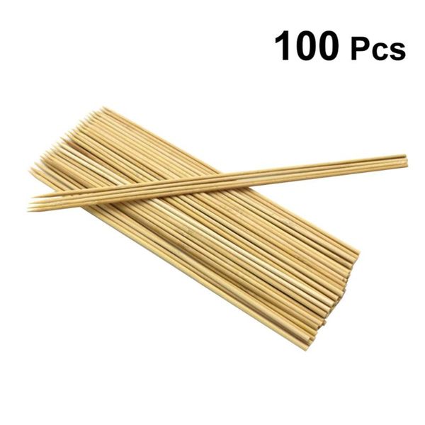 

chopsticks 2 packs disposable bamboo sticks skewer rod roasting flower packing rods for barbecue crafts 40cm