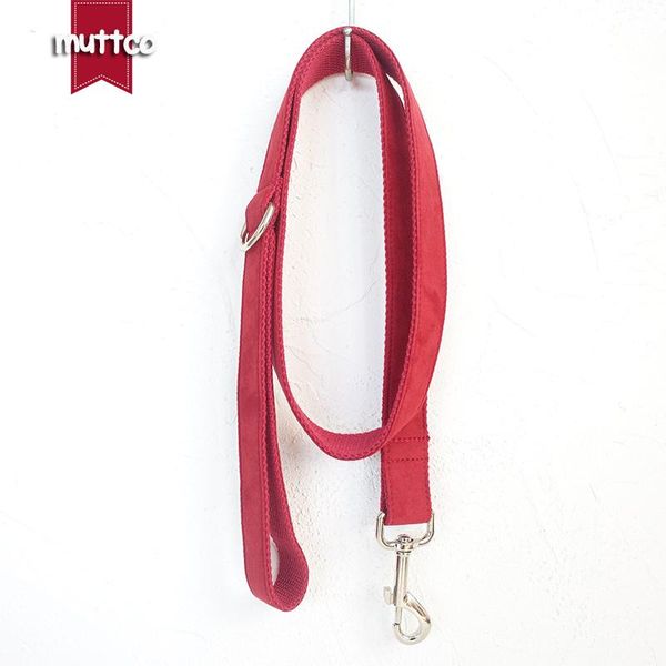 

dog collars & leashes muttco retailing self-design leash the girl red poly satin and nylon 5sizes udl028