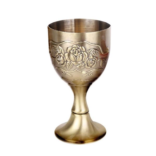 

mugs 1pc wine cup goblet chalice alloy antique vintage retro eu style gifts ornaments for dining room table kitchen decoration