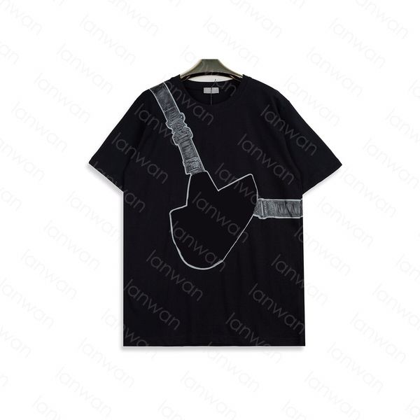 

mens t shirt hip-hop printing letter male or female fashion luxury short sleeve cotton round neck breathable stylist trendy clothing asian s, White;black