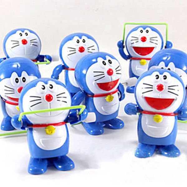 

80 reminiscent toys wind up chain skipping rope cat ding dang / doraemon baby