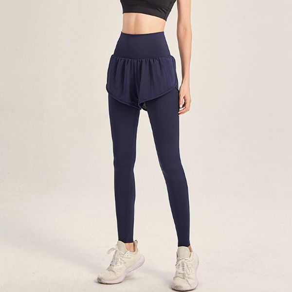 lu-6218 pantaloni Nuova cintura femminile sciolto pantaloni sportivi traspiranti fianchi femminili sottile moda velocità corsa a secco pantaloni yoga di alta qualità con logo del marchio