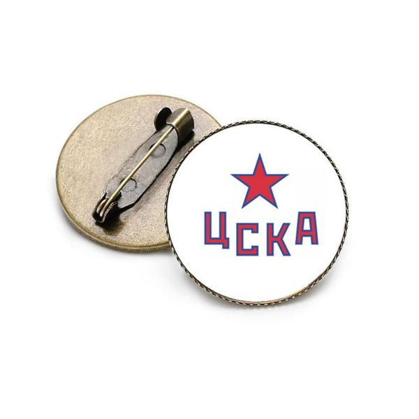 

pins, brooches khl hockey cska moscow team brooch sport jewelry for kids drop, Gray