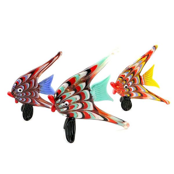 

decorative objects & figurines miniature hand blown murano glass sea animal tropical fish craft figruines holiday cute xmas gifts for home t