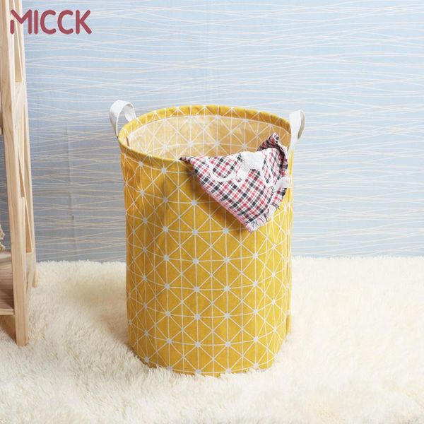 

storage baskets micck foldable laundry basket clothes bag large dirty kids toys organizer home sundries barrel