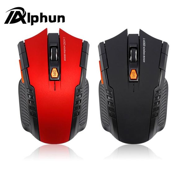 

alphun 2.4ghz mini portable wireless mouse usb optical 1600dpi professional game gaming mice for pc laptop