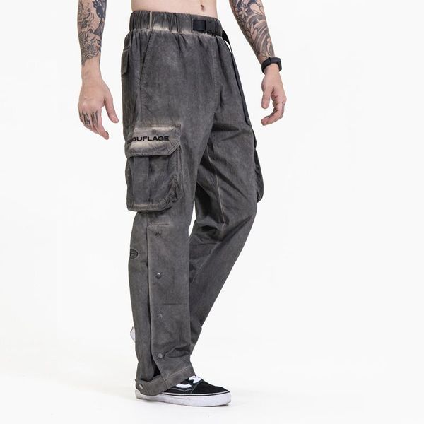 

men's pants autumn trousers overalls high street, Black