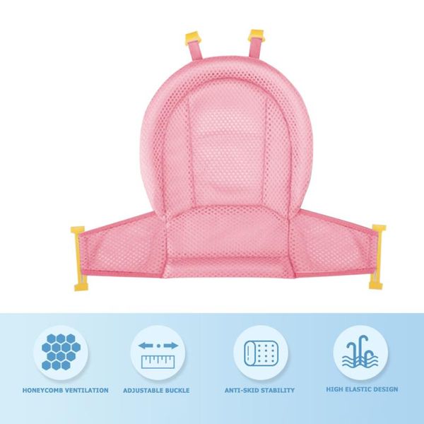 

bathing tubs & seats infant baby shower security mesh bed with wide scope of application simplicity non-slip bath tub support pad net cushio