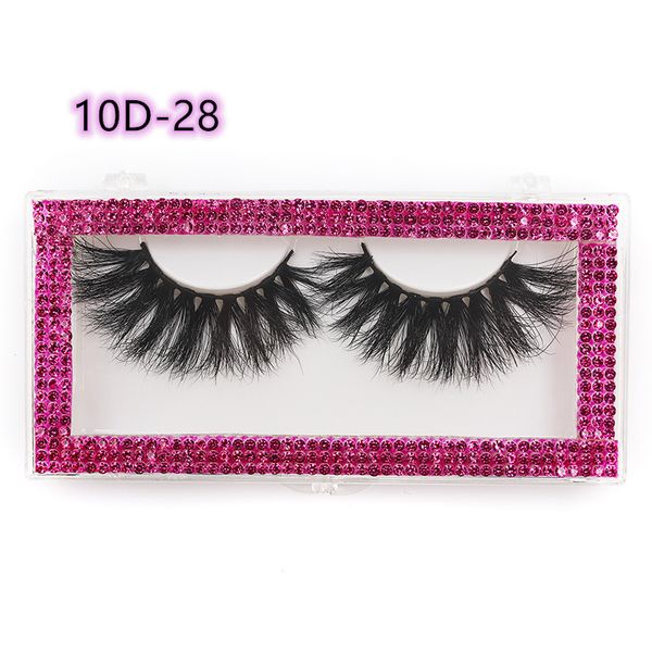 

wholesale diamond boxes thick eyelashes natural long fluffy lashes for makeup 10d false eyelash dramatic lash