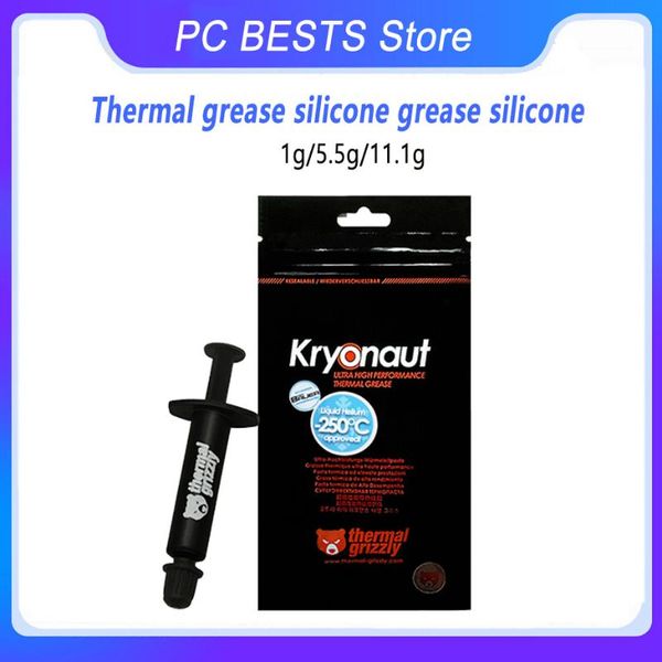 

thermal grizzly kryonaut 1g/5.5g/11.1g grease 12.5w/m.k computer cpu gpu graphics card cooler silicone fans & coolings