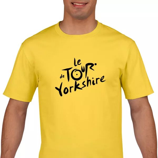 

cycling t shirt - bike t shirt - tour de yorkshire t shirt, White;black