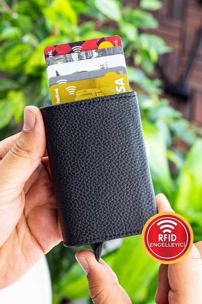 

wallets men women smart wallet credit bank card holder fashion purse aluminum alloy business casual mini brand pu, Red;black