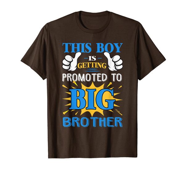 

promoted to big brother shirt new baby announcement gift t-shirt, White;black