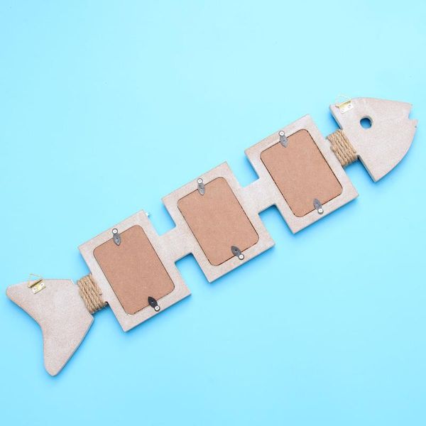 

frames 1pc mediterranean style po frame wooden wall-mounted holder creative delicate wall decoration (styling anchor)