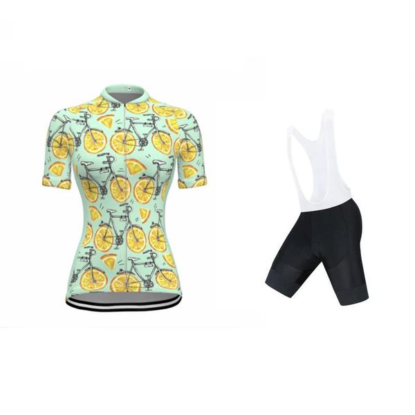 

racing sets ms. clothing summer outdoor travel cycling jerseys set woman short sleeves breathable quick-drying gel filled bib pants, Black;blue