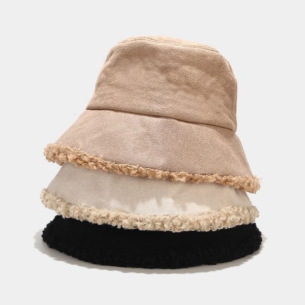 

children's new thickened cashmere fisherman's cap in winter