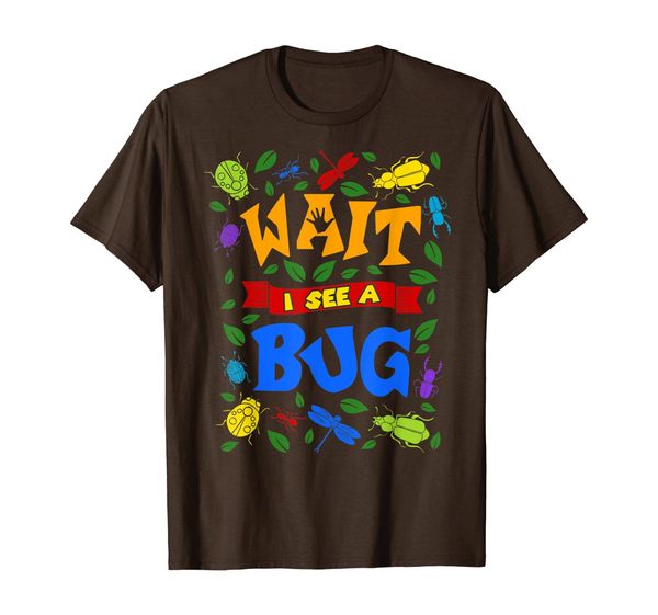 

Wait I See A Bug Catcher Design Entomologist Gift Boys Girls T-Shirt, Mainly pictures