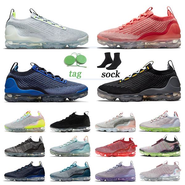 

2021 fly knit running shoes batman white oatmeal black obsidian trainers game royal racer blue oreo day to night arctic pink tn plus designe