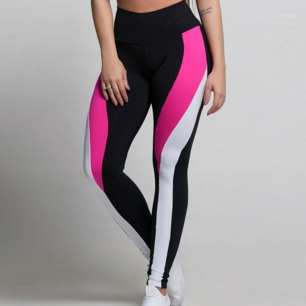 

leggings for fitness women's mixed color printed stretch yoga pants dance high waist seamless outfit