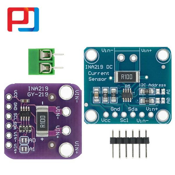 

light beads sot23 ina219 bi-directional dc current power supply sensor breakout module pular diy 3v-5v iic i2c monitoring