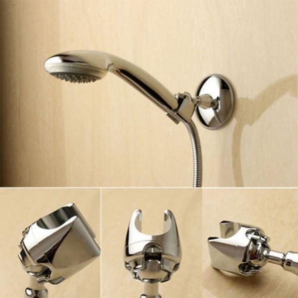 

adjustable bathroom wall shower head holder mount suction cup bracket useful stand bath accessory set