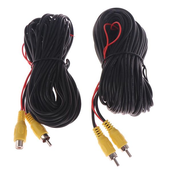

car rear view cameras& parking sensors rca male female reverse camera video extension cable cord with trigger wire 5 10 15 20 meters
