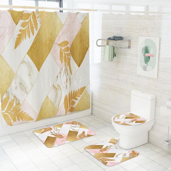 

bath mats waterproof and mildew proof shower curtain bathroom hanging four sets