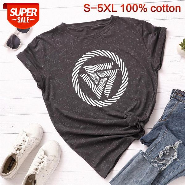 

women's loose round neck short-sleeved cotton t-shirt #zj1j, White