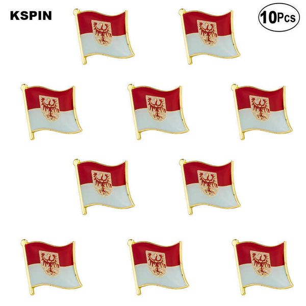 

brandenburg lapel pin flag badge brooch pins badges xy0175, Gray