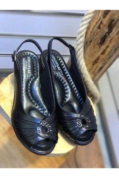 

sandals orthopedic mother shoes black color