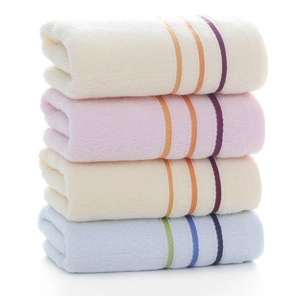 

towel [2pcs] face solid color thickened hollow absorbent soft cotton nordic style supermarket family travel