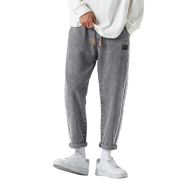 

men's jeans denim trousers pants for men casual streetwear fashion 2021, Blue