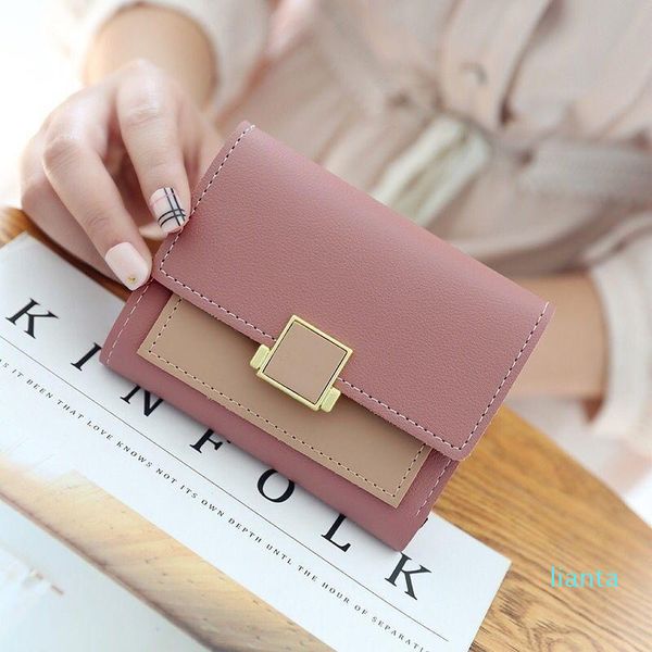 

wallets wallet women's card bag autumn purse carteira masculina, Red;black