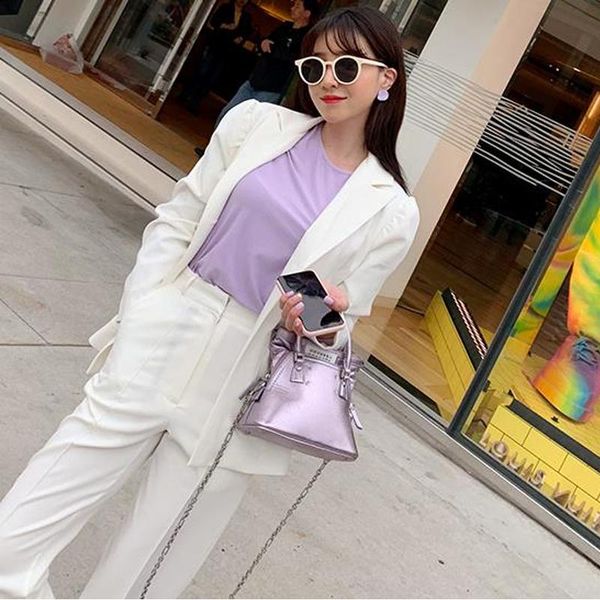 

woman suits lady suit office female fashion spring white temperament slim commercial ol professional two-piece women's two piece pants