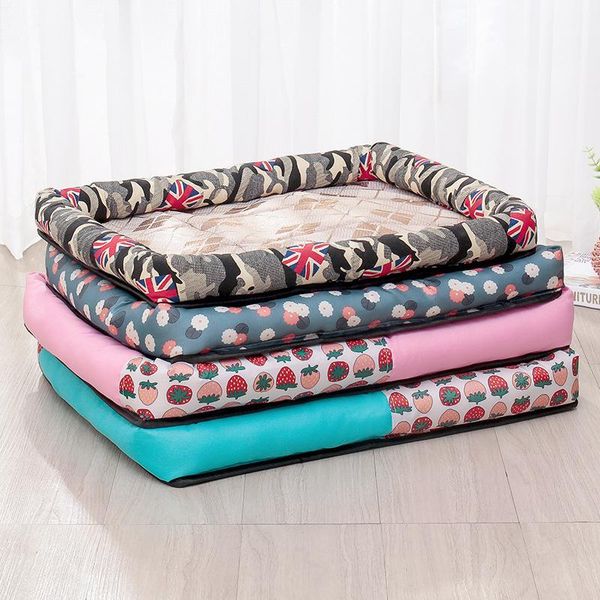 

kennels & pens dog bed for large dogs comfortable soft blanket house easy washing water resistant summer mat bone puppy medium small