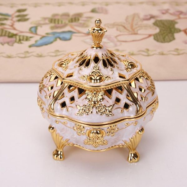 

11.9*10.4cm incense burner zinc alloy holder handicraft office fragrance lamps