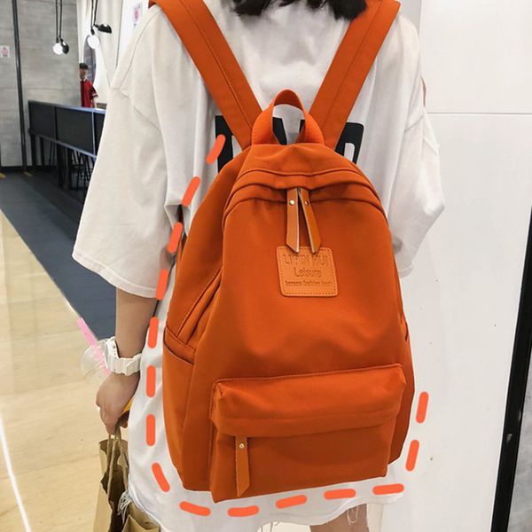 

ancient sense girl schoolbag simple fashion ins style college student backpack campus forest literature