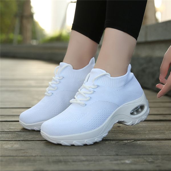 

women's shoes new casual sports light air cushion breathable running socks travel