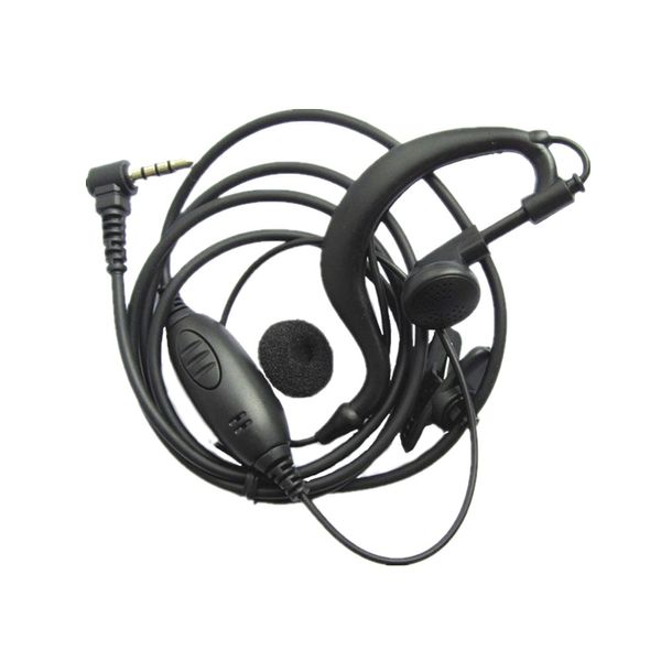 G-Form Kopfhörer Headset Ohrhörer mit Mikrofon-Clip für Yaesu Vertex Zwei-Wege-Radio FT-50R FT-60R VX-10 VX-14 VX-17 VX-110 VX-130 VX-131 VX-132 VX-150 VX-160 VX-180 VX-351 VX-354