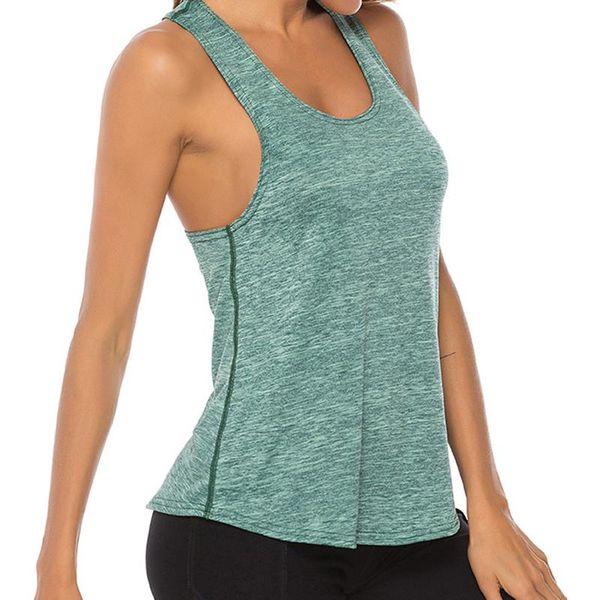 

yoga outfit 2021 sleeveless vest sport singlet women athletic fitness tank gym running training shirts