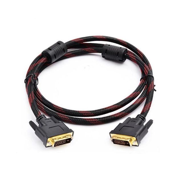 

1.5m dvi cable 1080p 24+1 male to extension for hdtv computer projector ps3 video cables & connectors