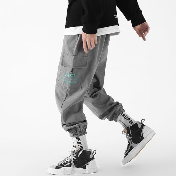 

men's pants men winter loose harem trousers streetwear hip hop joggers hombre 6gry, Black