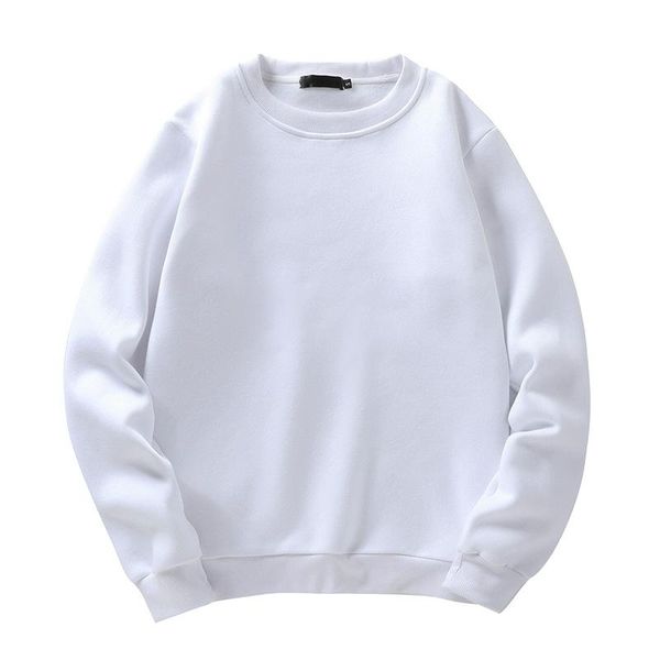 

men's hoodies & sweatshirts men women crewneck fleece sweathirt 2021 autumn winter multi colors solid basic hip hop casual streetwear w, Black